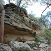 Rock shelter at Wiradjuri